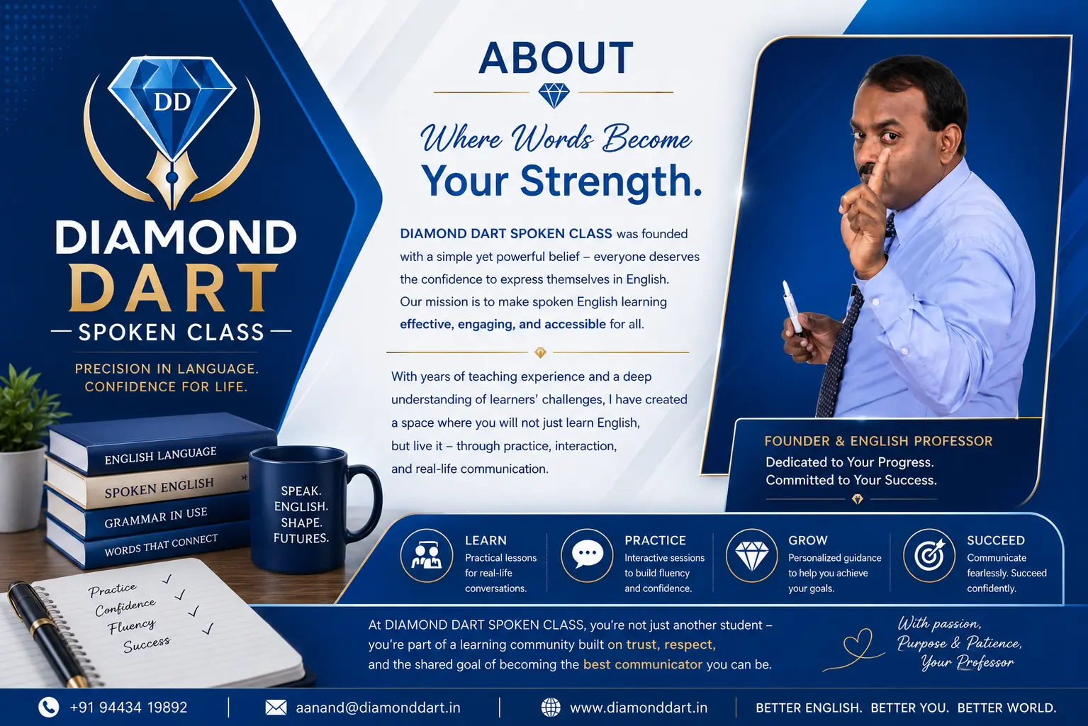 Diamond Dart Spoken English Class